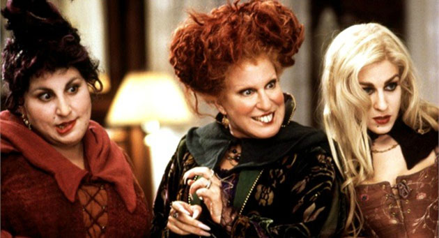 HOCUS POCUS, Kathy Najimy, Bette Midler, Sarah Jessica Parker, 1993