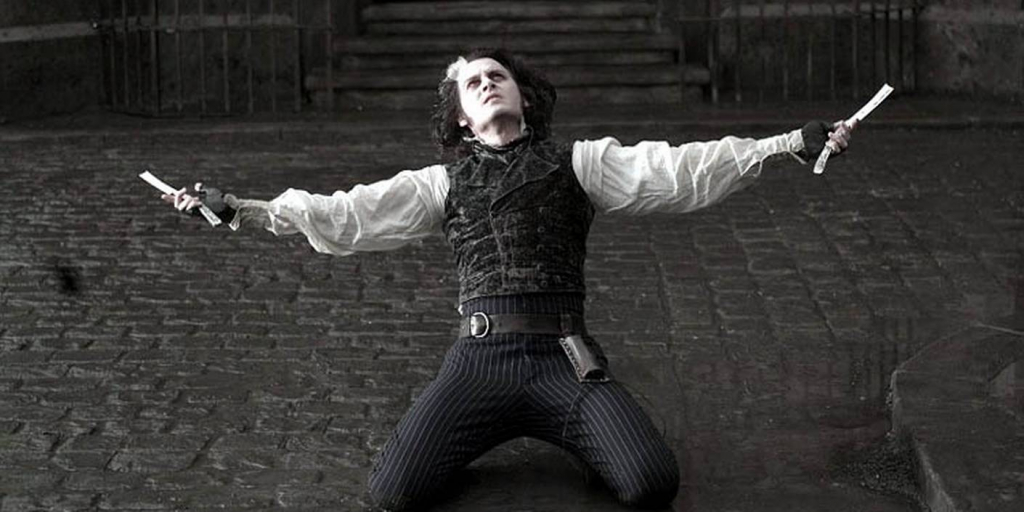 Johnny Depp i Sweeney Todd
