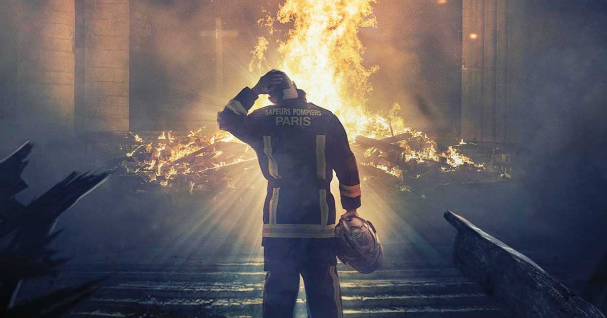 notre dame on fire